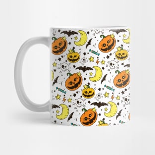 Halloween Pattern Merch / Funny Pumpkins Mug